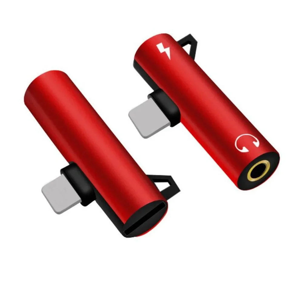 2 in 1 iPhone Aux Audio Adaptor, charge your iPhone and use Aux port simultaneou